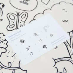 Silk Doodle Colouring Seek & Find Playsilk and Markers Set