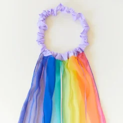 Silk Georgette Rainbow Veil