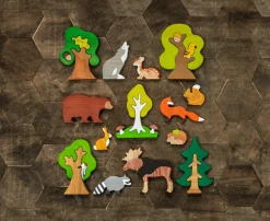 Sitting Fawn | Wooden Toy Figurine