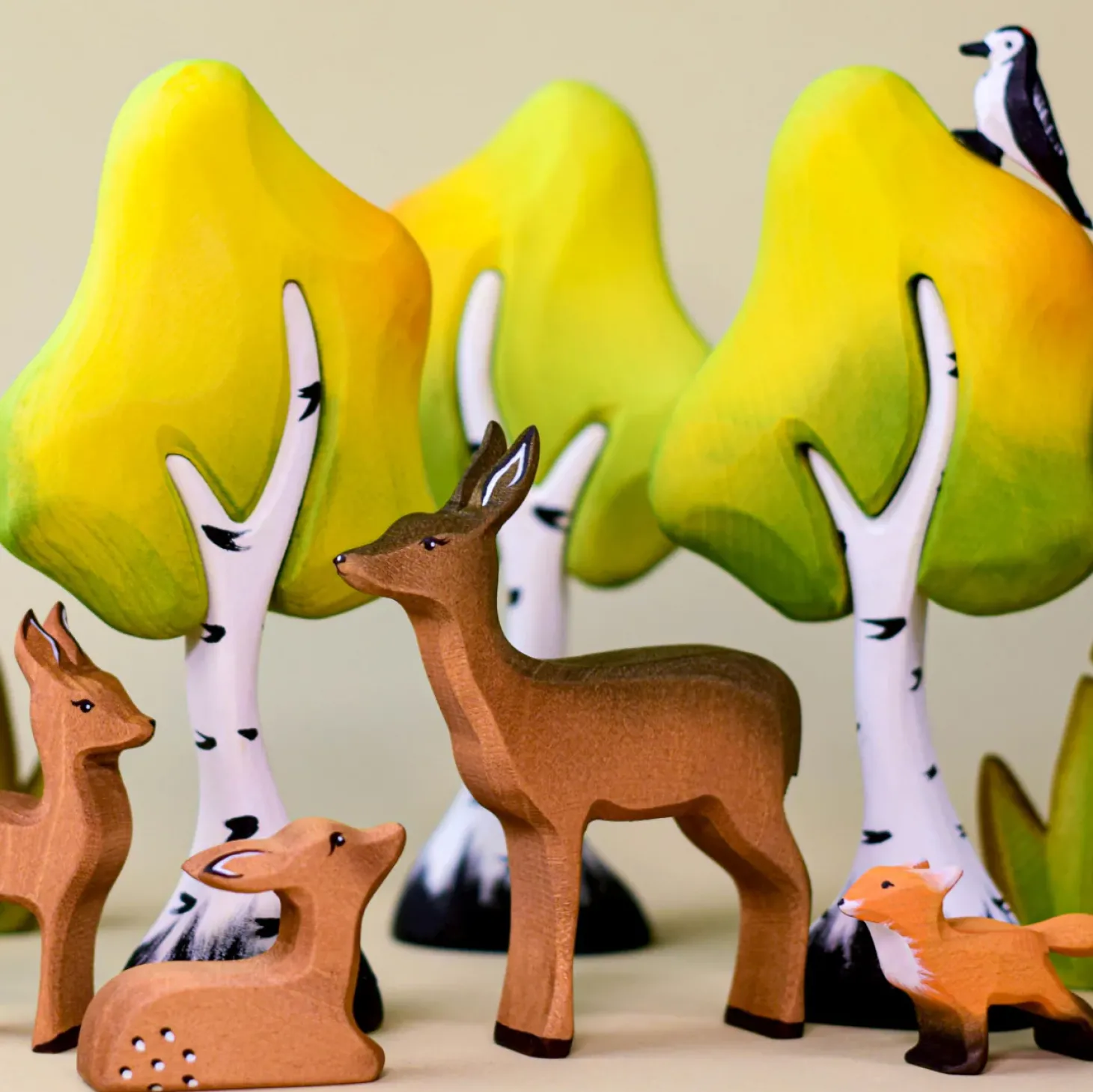 Small Wooden Birch Tree