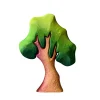 Small Wooden Green Oak Tree