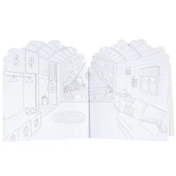 Sticker and Colouring Book (Big Family)