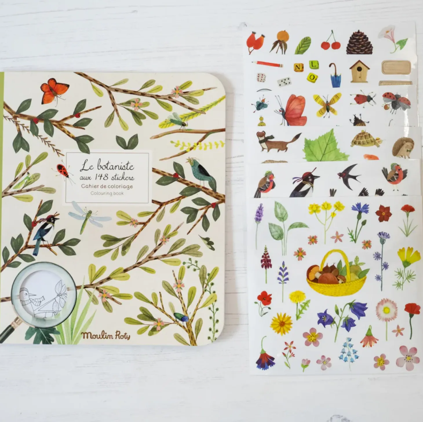 Sticker and Colouring Book (The Botanist)