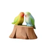 Tree Stump and Lovebirds Set | Wooden Toy