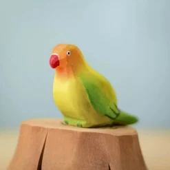 Tree Stump and Lovebirds Set | Wooden Toy
