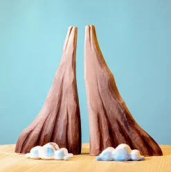 Volcano, Clouds & Lava | Wooden Toy