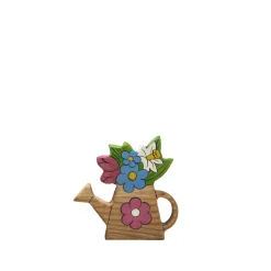 Watering Can with Flowers | Wooden Toy