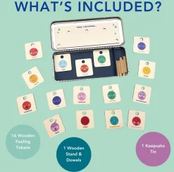 Wooden Feelings Chart for Kids