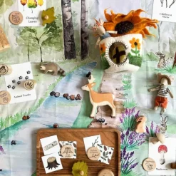 Wooden Forest Scavenger Hunt Discs (Set of 24)