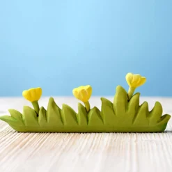 Wooden Grass with Yellow Flowers (Large)
