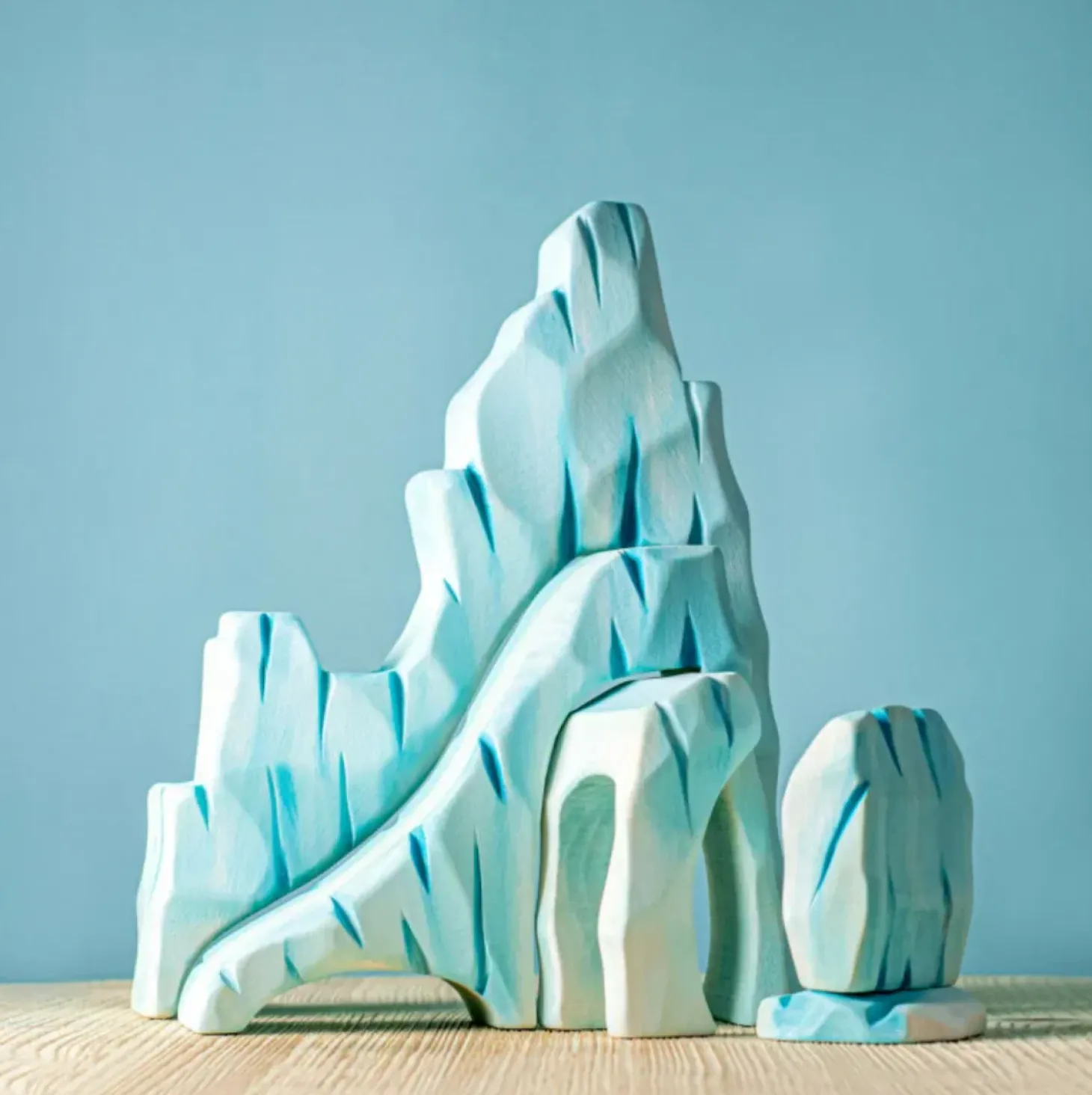 Wooden Icy Cliffs