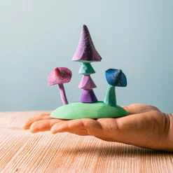 Wooden Magic Mushrooms
