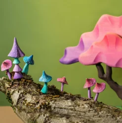 Wooden Magic Mushrooms