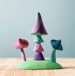 Wooden Magic Mushrooms
