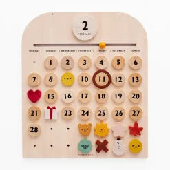 Wooden Magnetic Calendar I by Moon Picnic