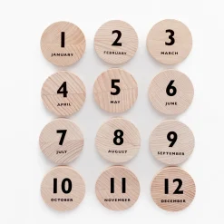 Wooden Magnetic Calendar I by Moon Picnic