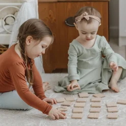 Wooden Nature-Themed Matching Memory Game (24 Tiles) - Handmade in Canada