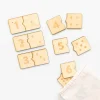 Wooden Numbers Puzzle & Matching Game