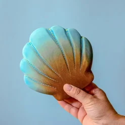 Wooden Shell and Mermaid Set