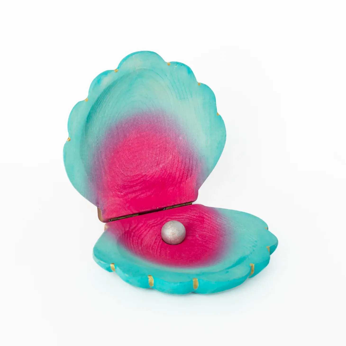 Wooden Shell with Pearl