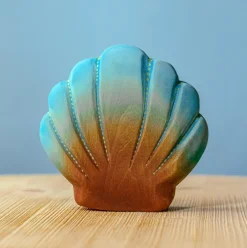 Wooden Shell with Pearl
