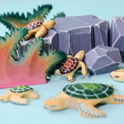 Wooden Turtle (Green)