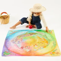 Around the Year on the Farm Playsilk