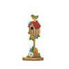 Bird House with Spring Flowers and Bird | Wooden Toy