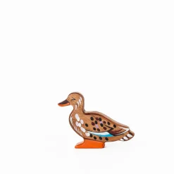 Brown Duck | Wooden Toy Figurine