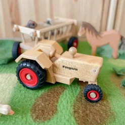 Classic Tractor | Wooden Toy Vehicle