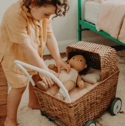 Convertible Rattan Strolley (Natural)