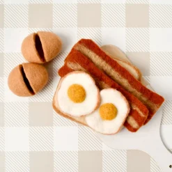 Felt Bacon and Eggs | Play Food Set