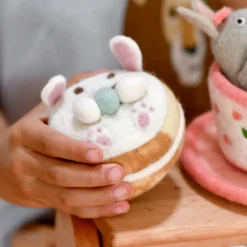 Felt Bunny Donut | Easter Play Food