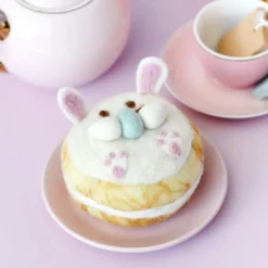Felt Bunny Donut | Easter Play Food