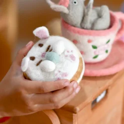 Felt Bunny Donut | Easter Play Food