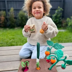 Felt Garden Planter Box Play Set