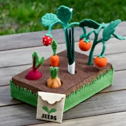 Felt Garden Planter Box Play Set