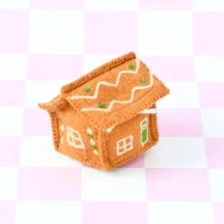 Felt Gingerbread House (Green Door)