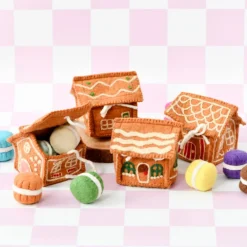 Felt Gingerbread House (Green Door)