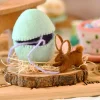 Felt Green Surprise Egg with Bunny
