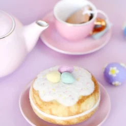Felt Pastel Eggs Easter Donut | Play Food