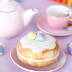 Felt Pastel Eggs Easter Donut | Play Food