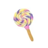 Felt Pink, Purple and Yellow Swirls Lollipop | Play Food
