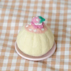 Felt Pink Strawberry Bundt Cake | Play Food