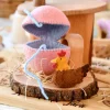 Felt Pink Surprise Egg with Hen
