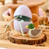 Felt Purple Surprise Egg with Duck