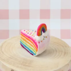 Felt Rainbow Cake Slice | Play Food
