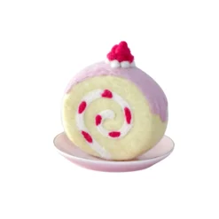 Felt Strawberry Swiss Roll | Play Food