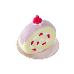 Felt Strawberry Swiss Roll | Play Food