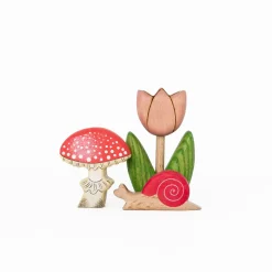Fly Agaric Mushroom | Wooden Toy Figurine